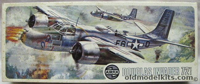 Airfix 1/72 A-26B or A-26C Invader - Gun or Solid Nose, 05011-5 plastic model kit